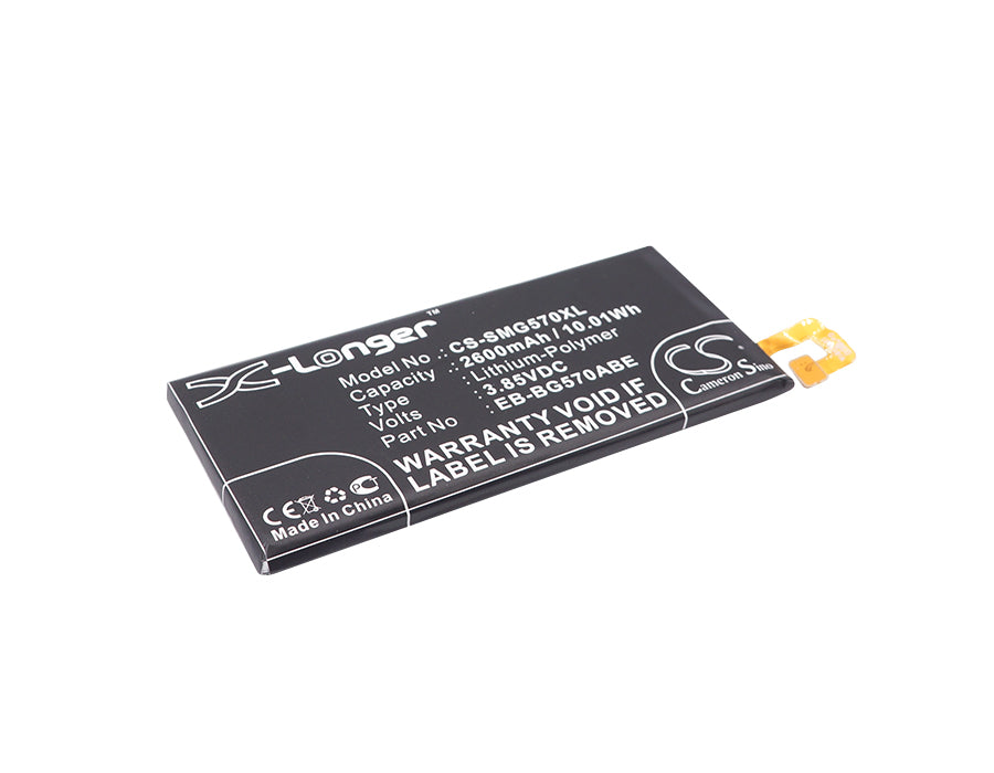 CS-SMG570XL : Battery for Samsung Galaxy On5 2016 Duos, SM-G5700, Galaxy On5 2016 Duos TD-LTE and others - Replaces Samsung EB-BG570ABE, EB-BG57CABE, EB-BG57CABG