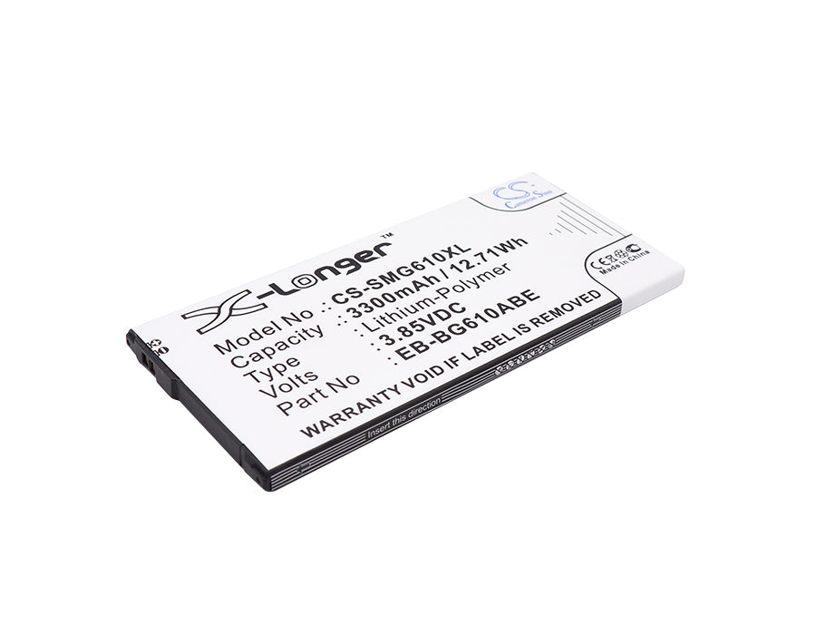 CS-SMG610XL : Battery for Samsung SM-G6100, Galaxy On7 2016 Duos, Galaxy On7 2016 Duos TD-LTE and others - Replaces Samsung EB-BG610ABE, EB-BG611ABE, EB-BG610ABA and others