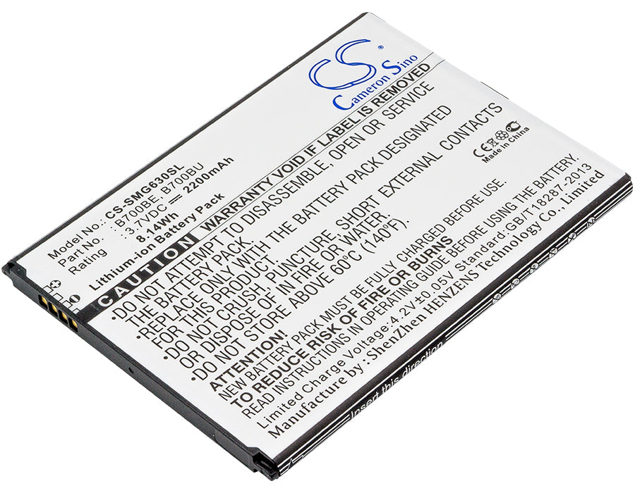 CS-SMG630SL : Battery for Samsung GT-I9200, GT-i9205, Galaxy Mega 6.3 LTE 8GB and others - Replaces Samsung B700BE, B700BU, B700BC and others