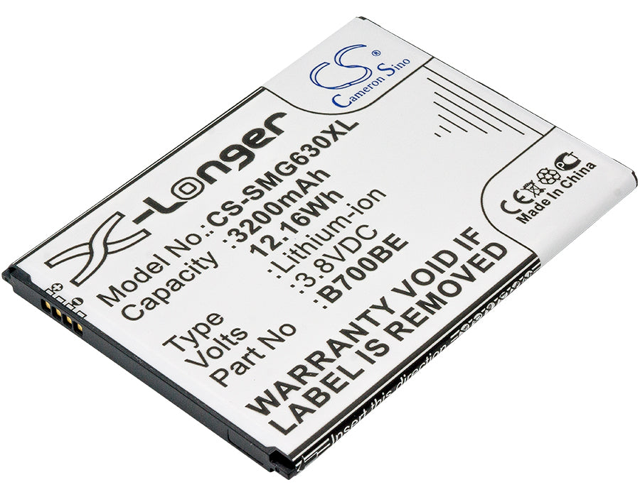 CS-SMG630XL : Battery for Samsung GT-I9200, GT-i9205, Galaxy Mega 6.3 LTE 8GB and others - Replaces Samsung B700BE, B700BU, B700BC and others