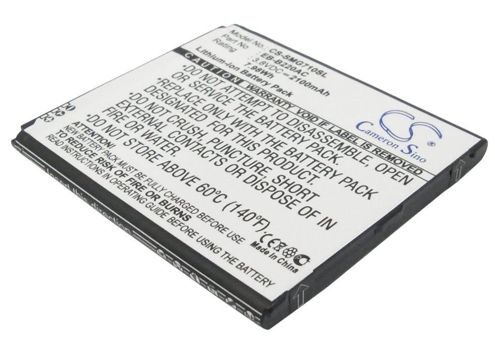 CS-SMG710SL : Battery for Samsung Galaxy Grand 2, Galaxy Grand 2 Duos, SM-G7102 and others - Replaces Samsung EB-B220AC