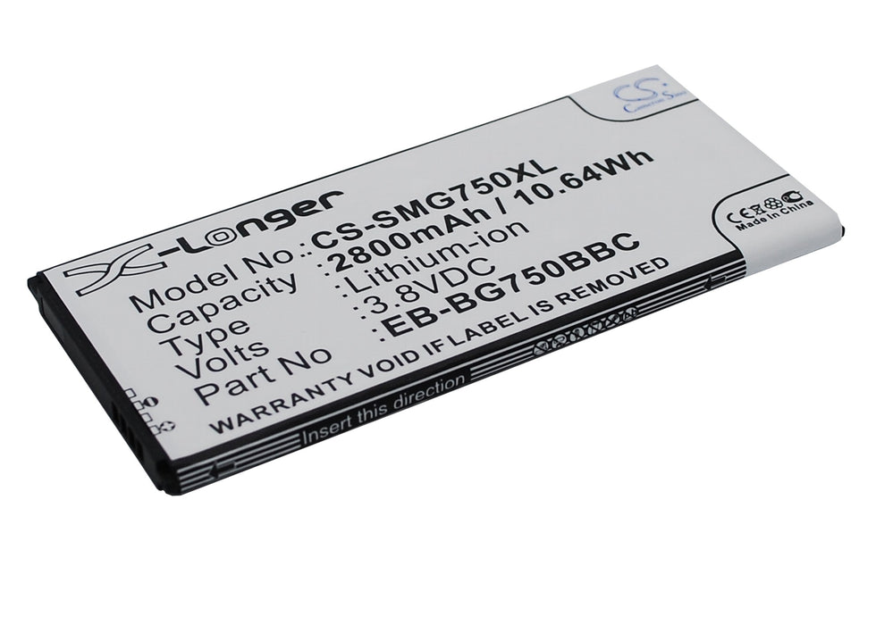 CS-SMG750XL : Battery for Samsung SM-G750, SM-G750A, SM-G750F and others - Replaces Samsung EB-BG750BBC, EB-BG750BBE