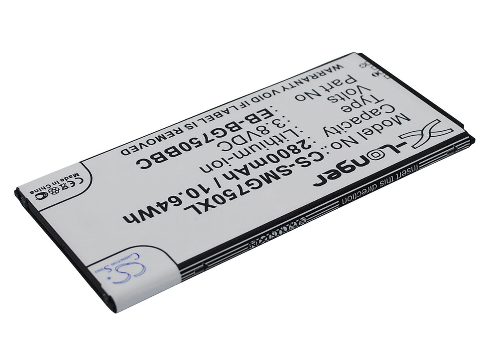 CS-SMG750XL : Battery for Samsung SM-G750, SM-G750A, SM-G750F and others - Replaces Samsung EB-BG750BBC, EB-BG750BBE