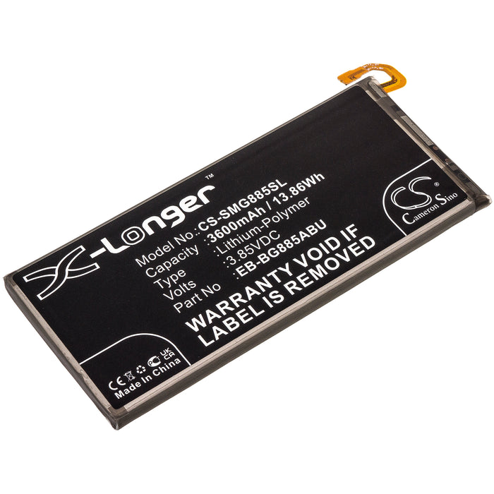 CS-SMG885SL : Battery for Samsung Galaxy A8 Star, Galaxy A9 Star, SM-G8858 and others - Replaces Samsung EB-BG885ABU