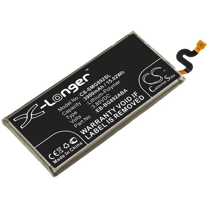 CS-SMG892SL : Battery for Samsung Galaxy S8 Active, Galaxy S8 Active TD-LTE, SM-G892U and others - Replaces Samsung EB-BG892ABA