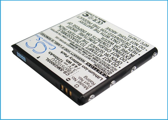 CS-SMG900SL : Battery for T-Mobile Galaxy S 4G, Vibrant 4G, SGH-T959V and others - Replaces T-Mobile EB575152LA, EB575152VA, EB575152VU