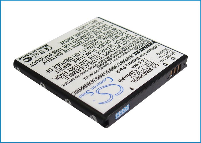 CS-SMG900SL : Battery for T-Mobile Galaxy S 4G, Vibrant 4G, SGH-T959V and others - Replaces T-Mobile EB575152LA, EB575152VA, EB575152VU