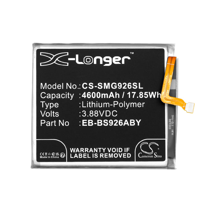 CS-SMG926SL : Battery for Samsung Galaxy S24+, Galaxy S24 Plus, SM-S926 and others - Replaces Samsung EB-BS926ABY, GH82-33334A