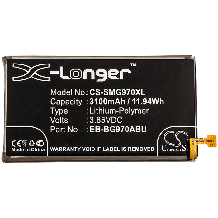 CS-SMG970XL : Battery for Samsung Galaxy S10E, SM-G970F/DS, SM-G9708/DS and others - Replaces Samsung EB-BG970ABU