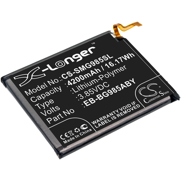 CS-SMG985SL : Battery for Samsung Galaxy S20 Plus, SM-G985F SM-G986B, SM-G986DS and others - Replaces Samsung EB-BG985ABY