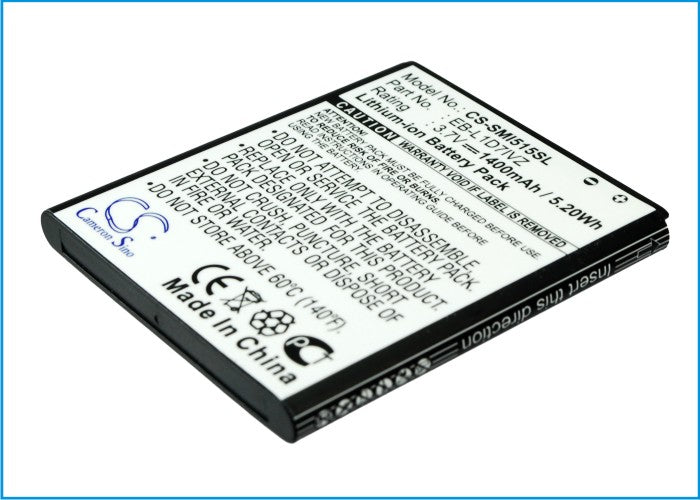 CS-SMI515SL : Battery for Verizon Galaxy Nexus, Galaxy Nexus  i515, Nexus 4G LTE and others - Replaces Verizon EB-L1D7IVZ, EB-L1D7IVZBSTD, SAMI515BATS