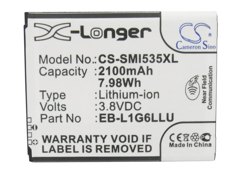 CS-SMI535XL : Battery for T-MOBILE Galaxy S 3, Galaxy S III, Galaxy S3 and others - Replaces T-MOBILE EB-L1G6LLUC, EB-L1G6LVA, EB-L1G6LLK and others