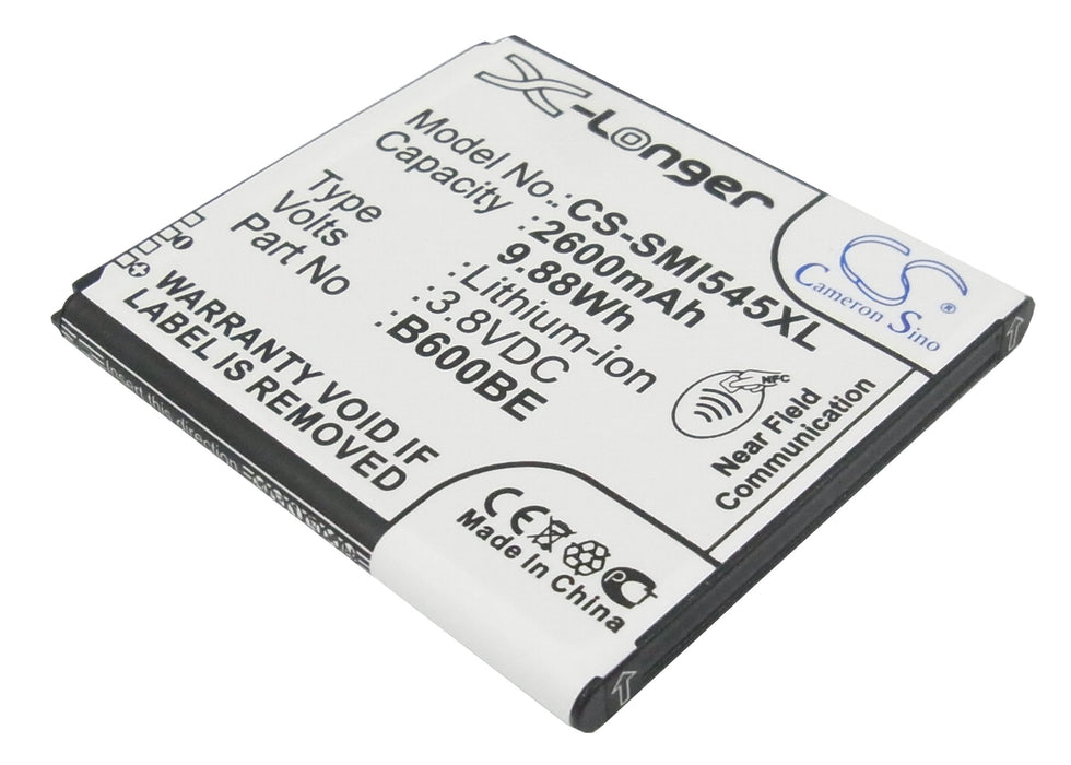 CS-SMI545XL : Battery for Samsung Galaxy S4, Galaxy S4 LTE, GT-I9500 and others - Replaces Samsung B600BE, B600BU, EB-B600BUB and others