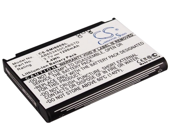 CS-SMI600SL : Battery for Samsung SGH-i607, SGH-i600, BlackJack and others - Replaces Samsung AB653450CABSTD, AB653450CAB, AB653450CE and others