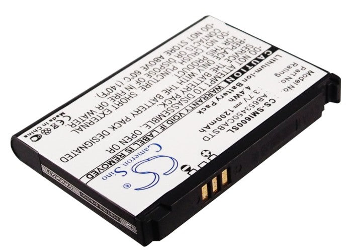 CS-SMI600SL : Battery for Samsung SGH-i607, SGH-i600, BlackJack and others - Replaces Samsung AB653450CABSTD, AB653450CAB, AB653450CE and others