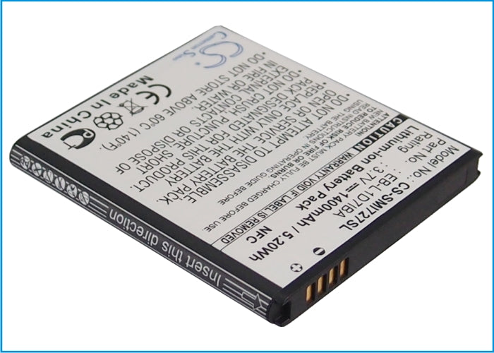 CS-SMI727SL : Battery for T-Mobile Galaxy S II, SGH-T989, Galaxy S II 4G - Replaces T-Mobile EB-L1D7IBA