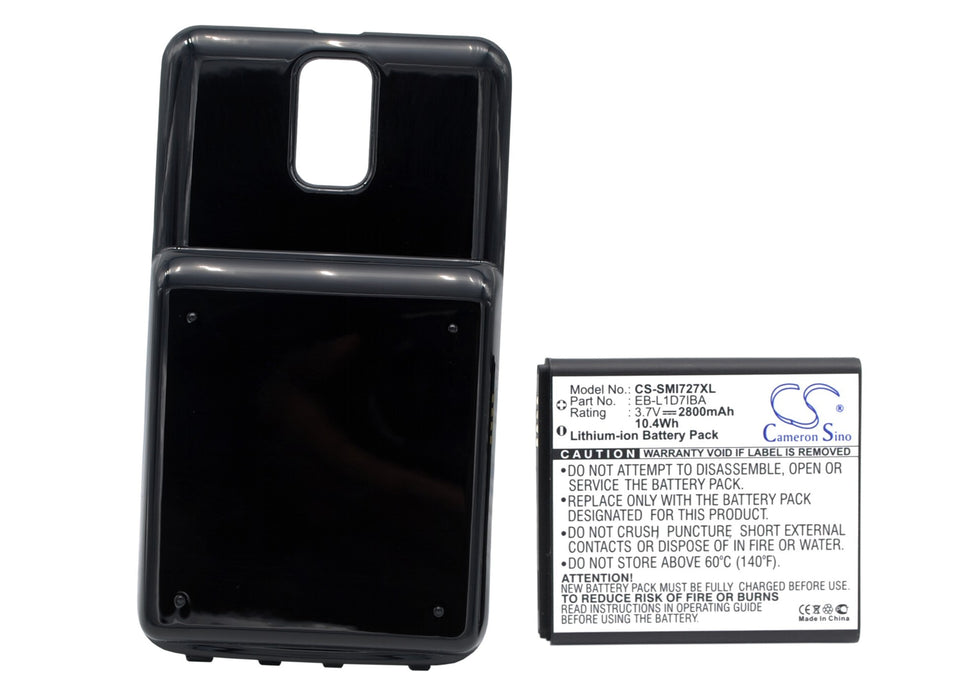 CS-SMI727XL : Battery for Samsung Skyrocket, SGH-I727 - Replaces Samsung EB-L1D7IBA