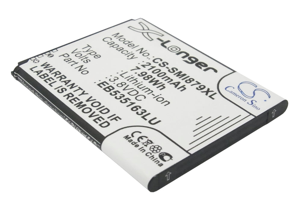 CS-SMI879XL : Battery for Samsung GT-i9080, GT-i9082, Galaxy Grand and others - Replaces Samsung EB535163LU, EB535163LA