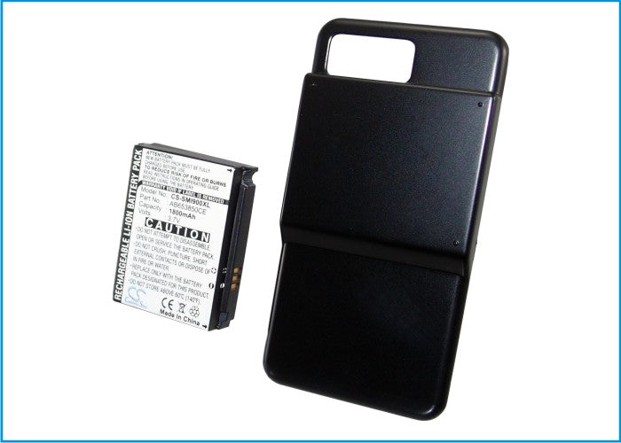 CS-SMI900XL : Battery for Samsung SGH-i900, SGH-i900v, SGH-i908 and others - Replaces Samsung AB653850CE