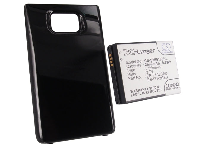 CS-SMI9100HL : Battery for Samsung Galaxy S II, Galaxy S2, GT-I9100 - Replaces Samsung EB-F1A2GBU