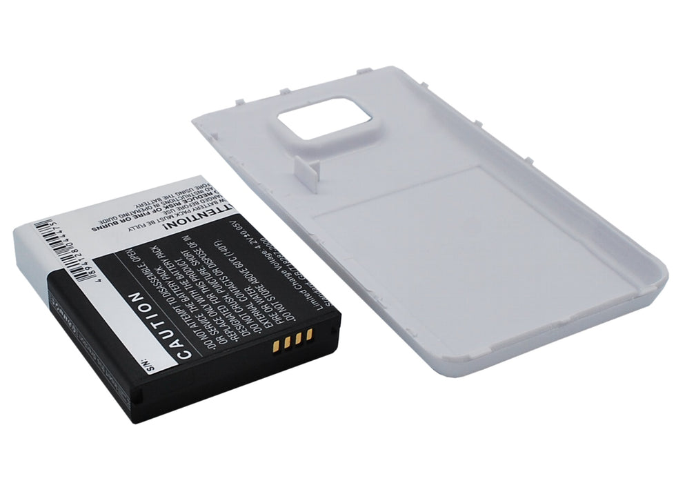 CS-SMI9100WL : Battery for Samsung Galaxy S II, Galaxy S2, GT-I9100 - Replaces Samsung EB-F1A2GBU, EB-FLA2GBU, EB-L102GBK