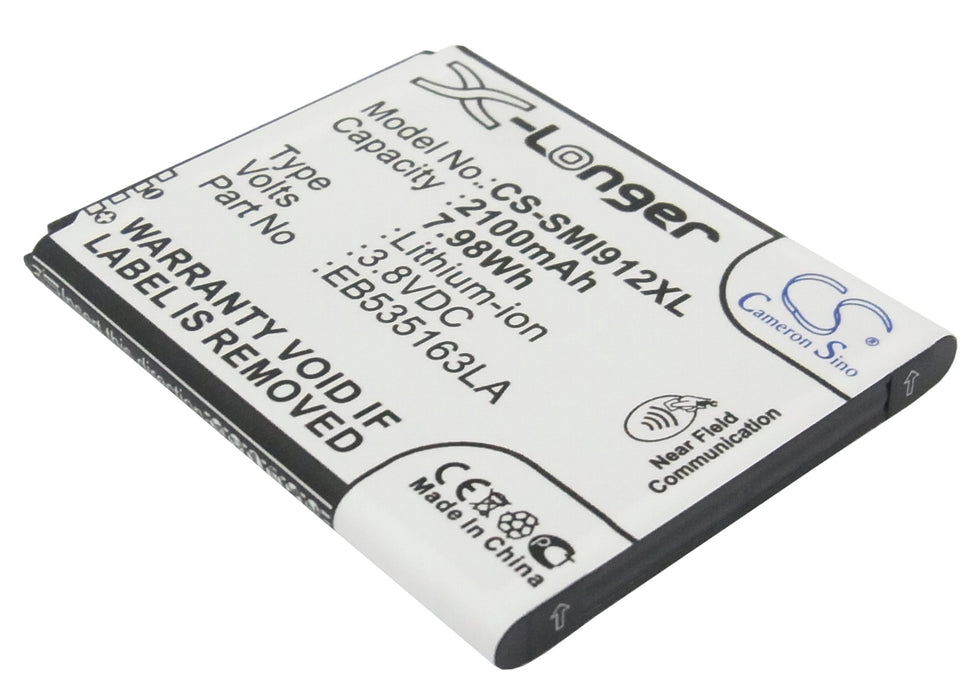 CS-SMI912XL : Battery for Samsung GT-i9080, GT-i9082, Galaxy Grand and others - Replaces Samsung EB535163LU, EB535163LA