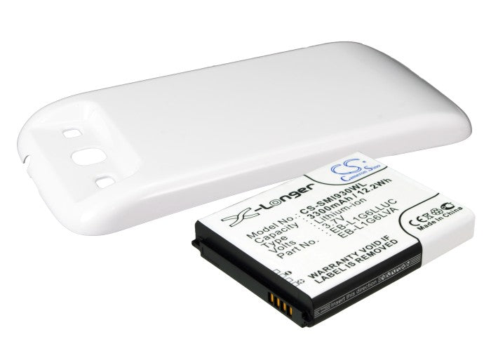 CS-SMI930WL : Battery for Samsung GT-I9300, GT-I9308, SGH-T999V and others - Replaces Samsung EB-L1G6LLUC, EB-L1G6LVA, EB-L1G6LLU and others