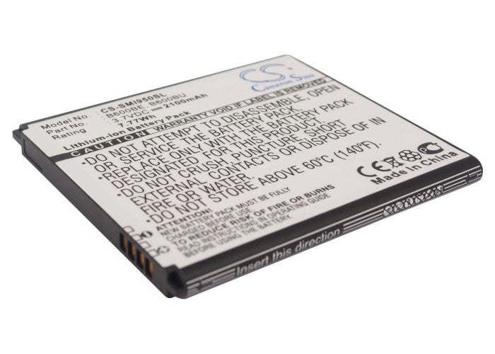 CS-SMI950SL : Battery for Samsung Galaxy S4, Galaxy S4 LTE, GT-I9500 and others - Replaces Samsung B600BE, B600BU, EB-B600BUB and others