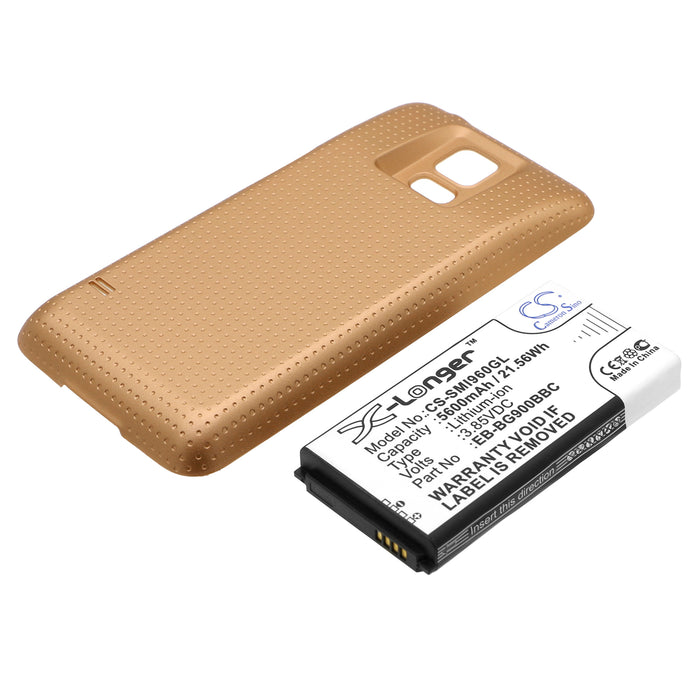 CS-SMI960GL : Battery for Samsung Galaxy S5, GT-I9600, GT-I9602 and others - Replaces Samsung EB-BG900BBC, EB-B900BE, EB-B900BK and others