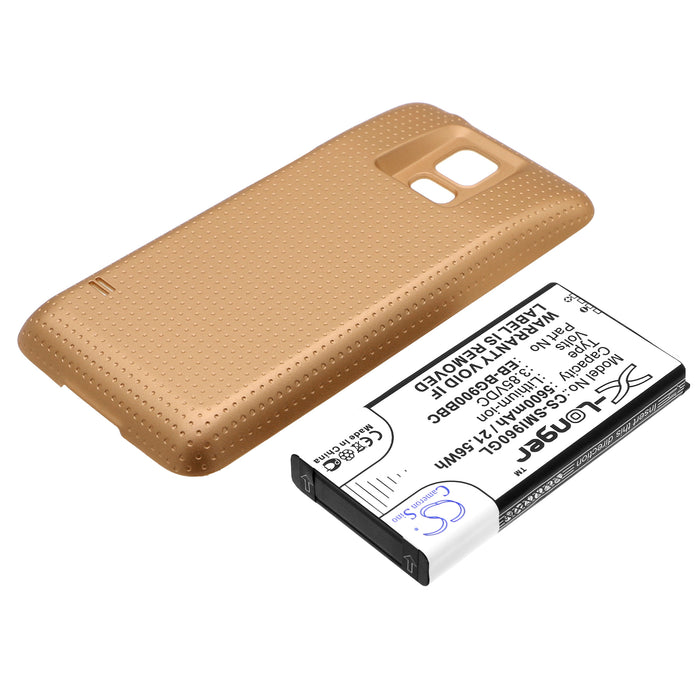 CS-SMI960GL : Battery for Samsung Galaxy S5, GT-I9600, GT-I9602 and others - Replaces Samsung EB-BG900BBC, EB-B900BE, EB-B900BK and others