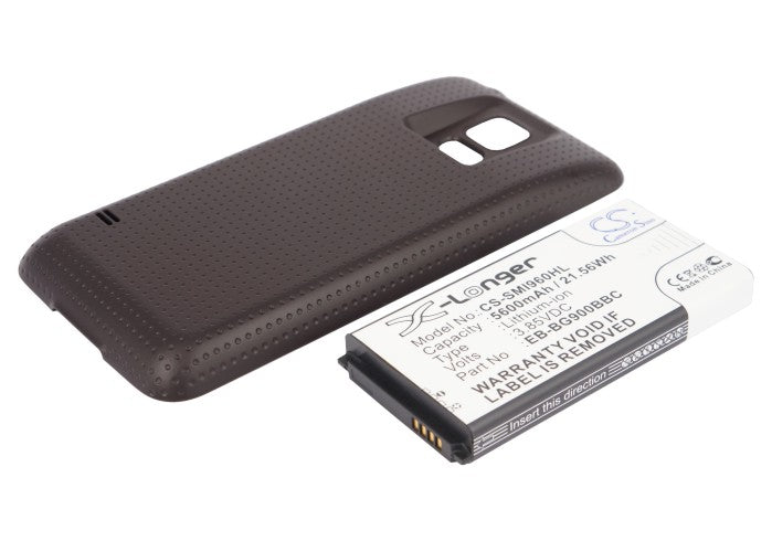 CS-SMI960HL : Battery for Samsung Galaxy S5, GT-I9600, GT-I9602 and others - Replaces Samsung EB-BG900BBC, EB-B900BE, EB-B900BK and others