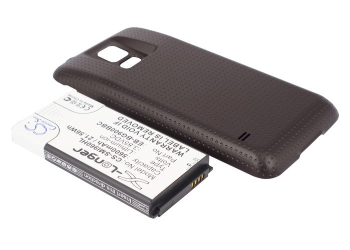 CS-SMI960HL : Battery for Samsung Galaxy S5, GT-I9600, GT-I9602 and others - Replaces Samsung EB-BG900BBC, EB-B900BE, EB-B900BK and others