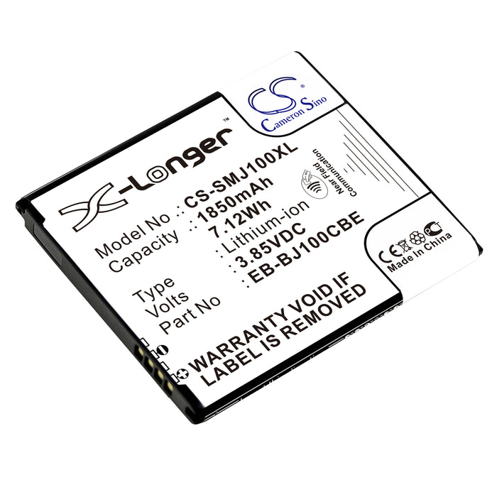 CS-SMJ100XL : Battery for Samsung Galaxy J1, Galaxy J1 4G, SM-J100F and others - Replaces Samsung EB-BJ100CBE, EB-BJ100CBZ, EB-BJ100BCE and others