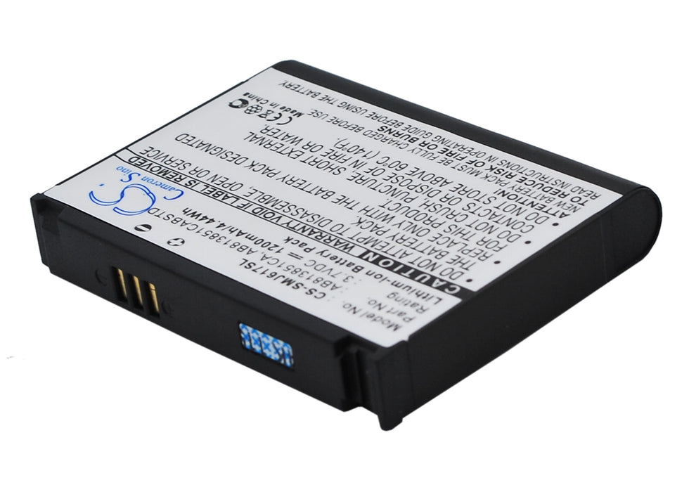 CS-SMJ617SL : Battery for Samsung BLACKJACK II, SGH-i617, Stripe and others - Replaces Samsung AB813851CA, AB813851CABSTD