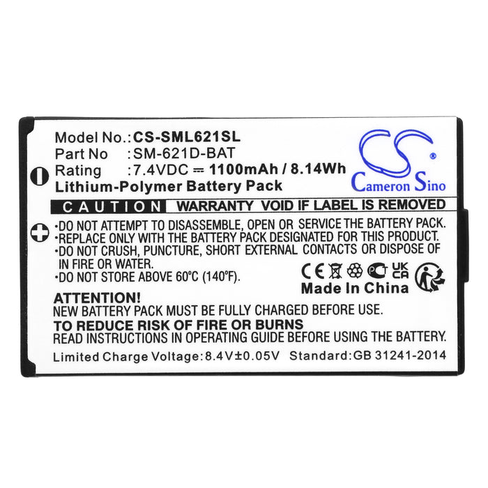 CS-SML621SL : Battery for Simolio Wireless TV speaker, SM-621, SM-621D and others - Replaces Simolio SM-621D-BAT