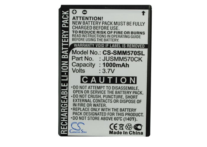 CS-SMM570SL : Battery for Samsung SPH-M570, Restore SPH-M570, Acclaim M920 and others - Replaces Samsung EB404465VA, EB404465VABSTD, EB404465VU