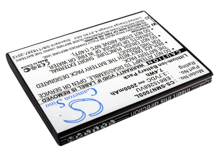 CS-SMN700SL : Battery for Telstra Galaxy Note, GT-N7000B Next G - Replaces Samsung GH43-03640B