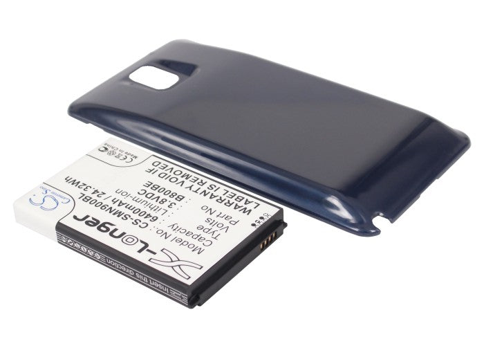 CS-SMN900BL : Battery for Samsung SM-N900, SM-N9005, Galaxy Note 3 and others - Replaces Samsung B800BE, B800BU, B800BK and others