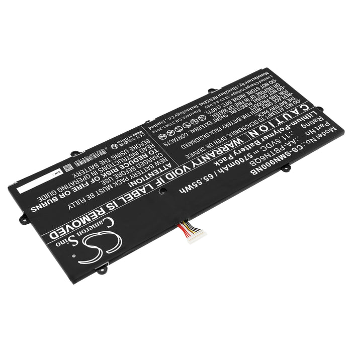 CS-SMN900NB : Battery for Samsung NP900X5N-K07HK, NT900X5N-K29S, NT900X5N-K59W and others - Replaces Samsung AA-PBTN6QB