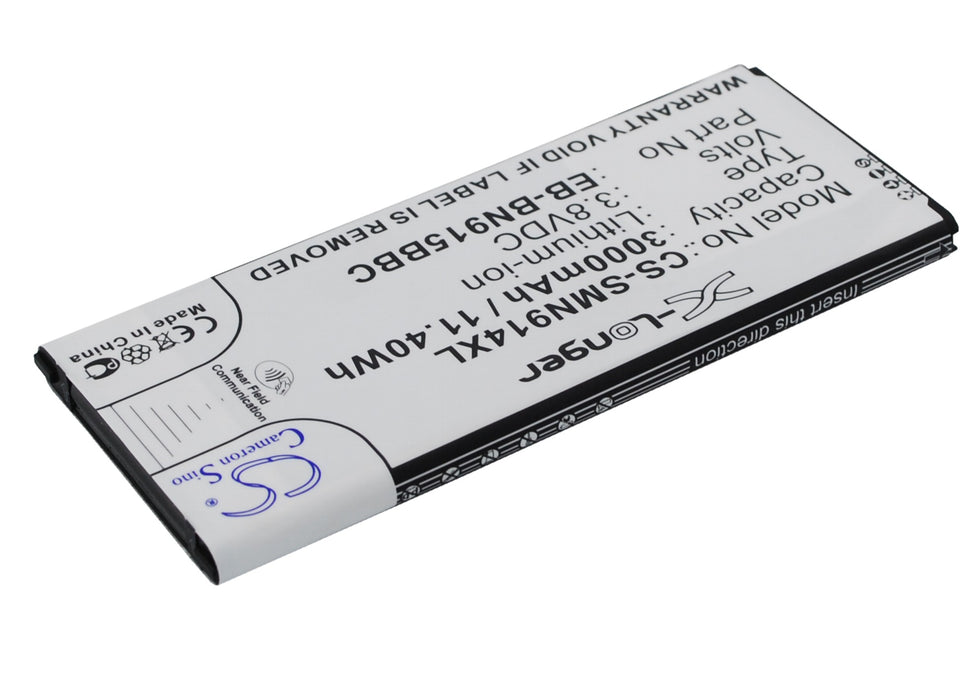 CS-SMN914XL : Battery for Samsung Galaxy Note Edge, SM-N915, SM-N915A and others - Replaces Samsung EB-BN915BBC, EB-BN915BBE, EB-BN915BBK