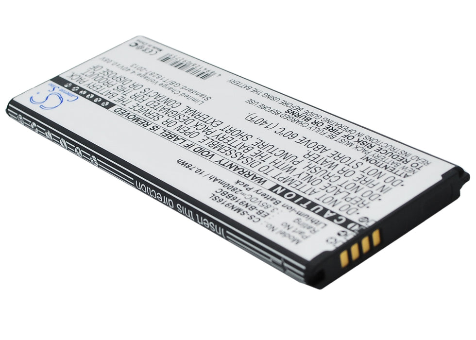 CS-SMN916SL : Battery for Samsung Galaxy Note 4 ( China Mobile ), SM-N910F, SM-N9109W and others - Replaces Samsung EB-BN916BBC, EB-BN916BBE