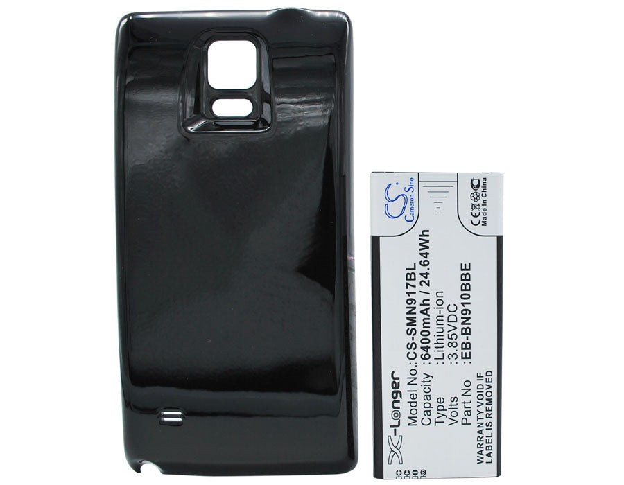 CS-SMN917BL : Battery for Samsung Galaxy Note 4, SM-N910W8, SM-N910R4 and others - Replaces Samsung EB-BN910BBE, EB-BN910BBK, EB-BN910BBU