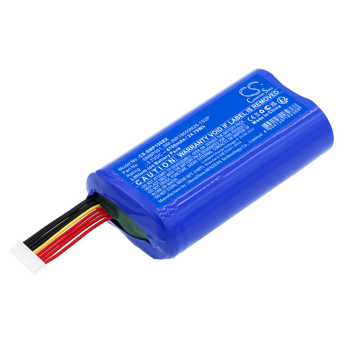 CS-SMP100BX : Battery for Sunmi V1S, V2, P1 and others - Replaces Sunmi SMBP001, SM-INR18650M26-1S2P