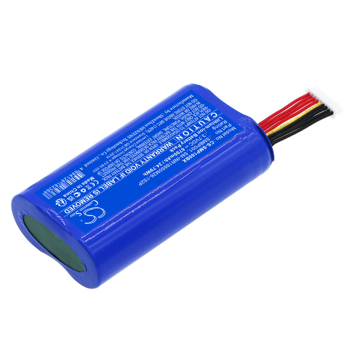 CS-SMP100BX : Battery for Sunmi V1S, V2, P1 and others - Replaces Sunmi SMBP001, SM-INR18650M26-1S2P