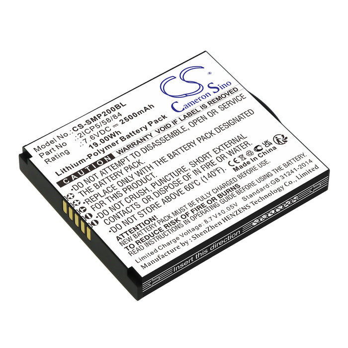 CS-SMP200BL : Battery for Sunmi P2, T6900 - Replaces Sunmi 2ICP5/58/84