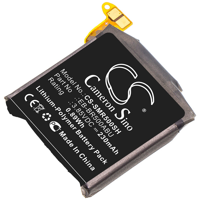 CS-SMR500SH : Battery for Samsung Galaxy Watch Active, SM-R500, SM-R500N - Replaces Samsung GH43-04922A, EB-BR500ABU