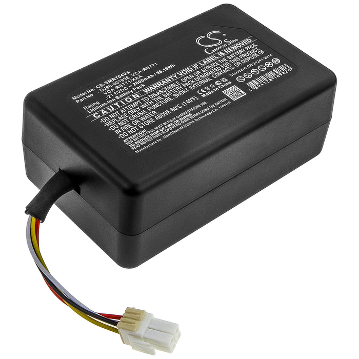 CS-SMR704VX : Battery for Samsung PowerBot R7040, R1AM7010UW / AA, VR1AM7010U5 / AA and others - Replaces Samsung DJ96-00193E, VCA-RBT71, VCA-RBT71/XAA