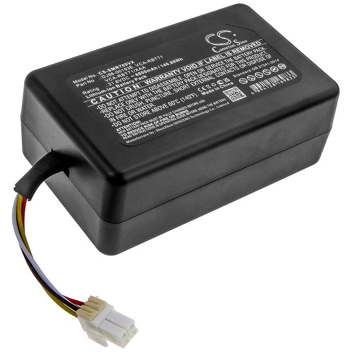 CS-SMR705VX : Battery for Samsung PowerBot R7040, R1AM7010UW / AA, VR1AM7010U5 / AA and others - Replaces Samsung DJ96-00193E, VCA-RBT71, VCA-RBT71/XAA