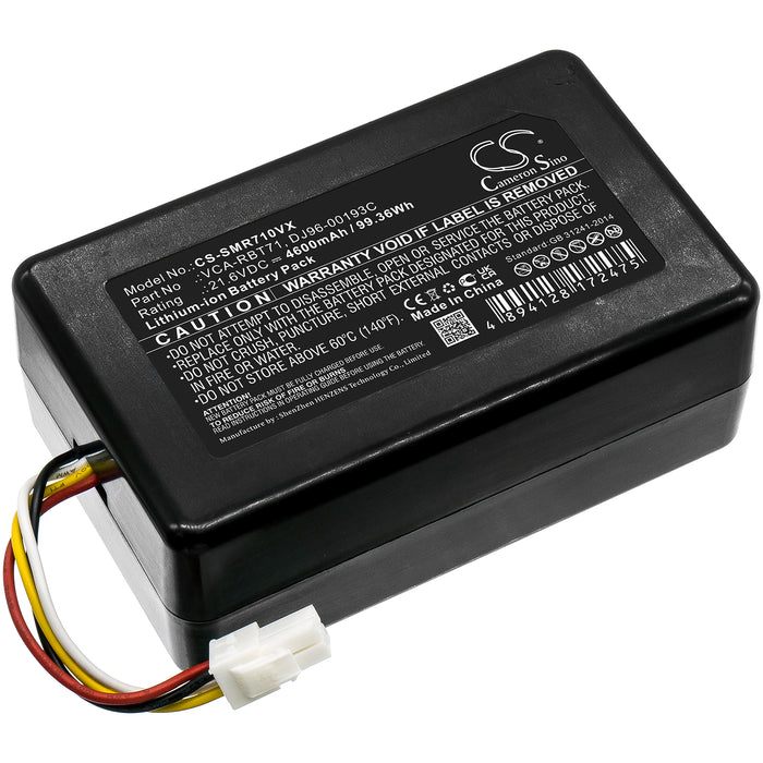 CS-SMR710VX : Battery for Samsung VR10M701PUW, SR10M701PUW, VR10M702PUW and others - Replaces Samsung VCA-RBT71, DJ96-00193C, DJ96-00202A