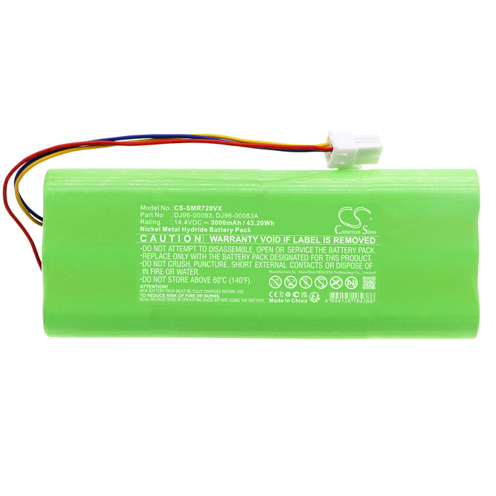 CS-SMR720VX : Battery for Samsung VC-RE7OV, VC-RE72V - Replaces Samsung DJ96-00083, DJ96-00083A, DJ96-00083B and others